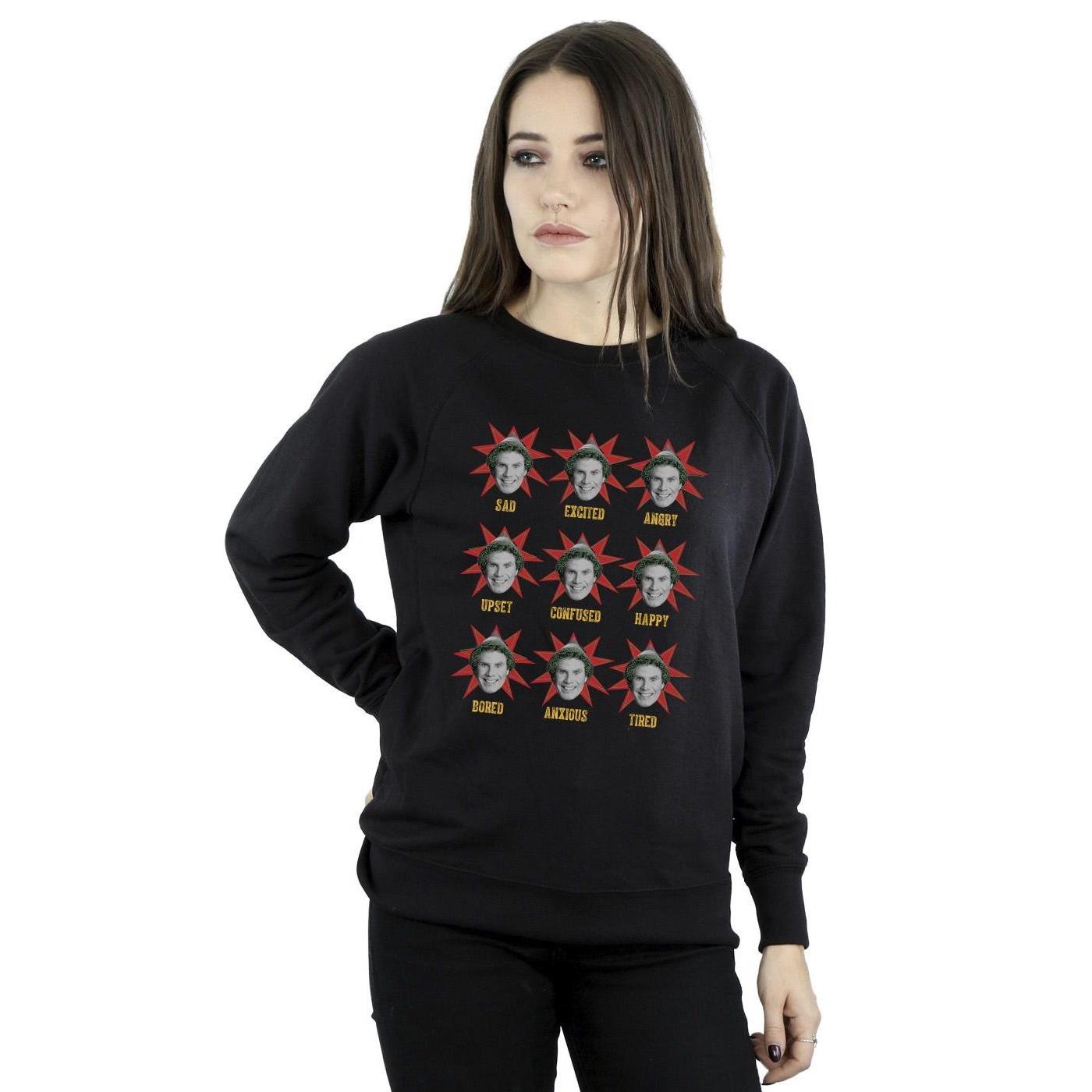 Elf  Many Moods Of Buddy Sweatshirt 