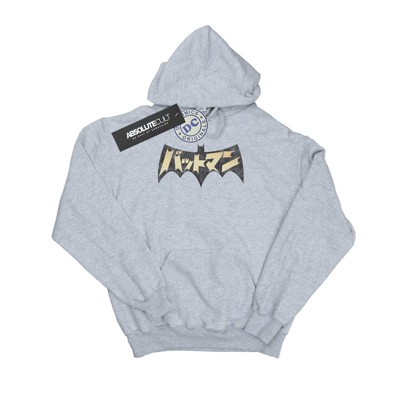 Image of Batman International Logo Kapuzenpullover Damen Grau XXL