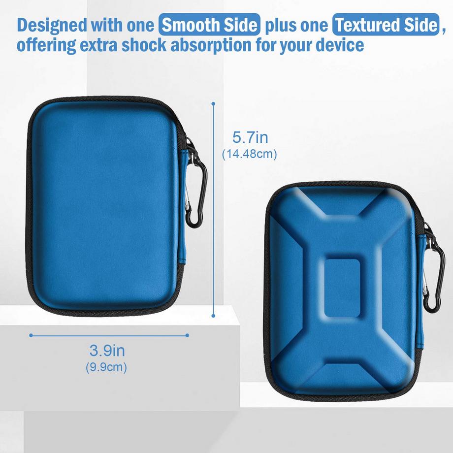 Only-bags.store  Externer Festplattenkoffer Case Eva Universal Elektronik Powerbank Case 