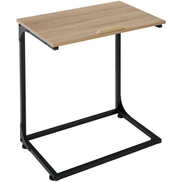 Tectake Table d’appoint Ruston 55x35x66,5cm  