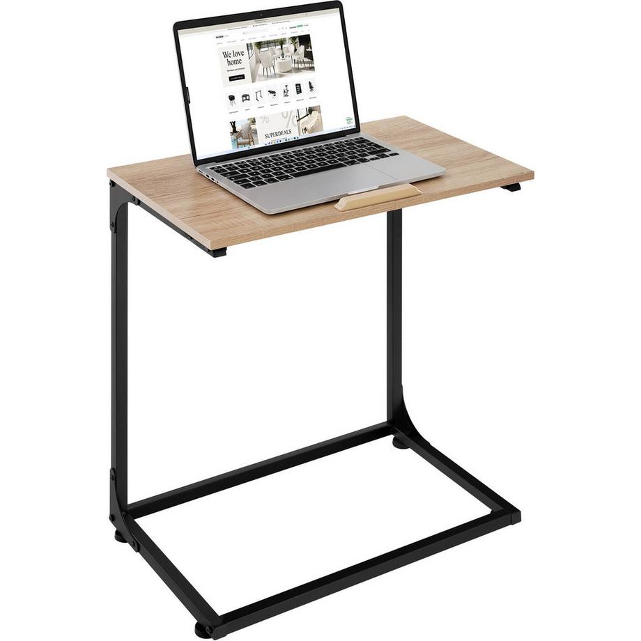 Tectake Table d'appoint RUSTON style industriel  