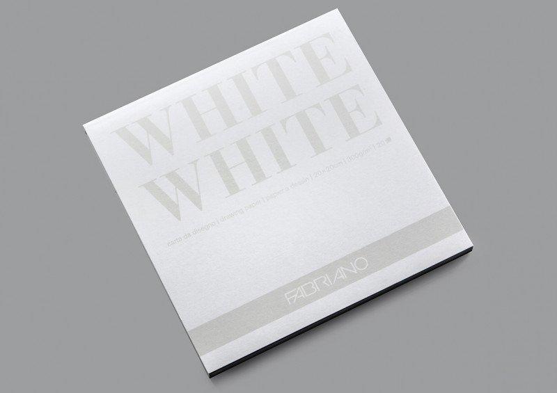 FABRIANO  Fabriano White White papier d'art 20 feuilles 