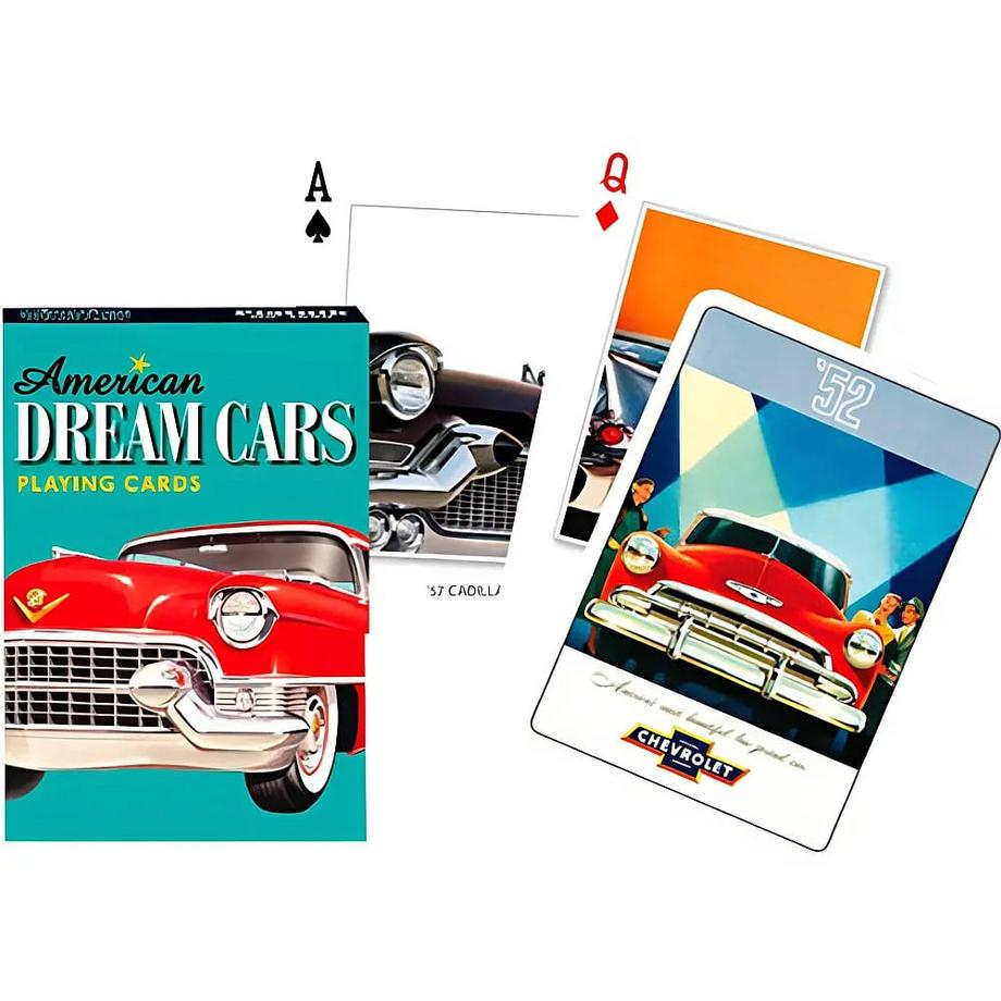 Piatnik  Collectors Cards Poker, American Dream Cars 