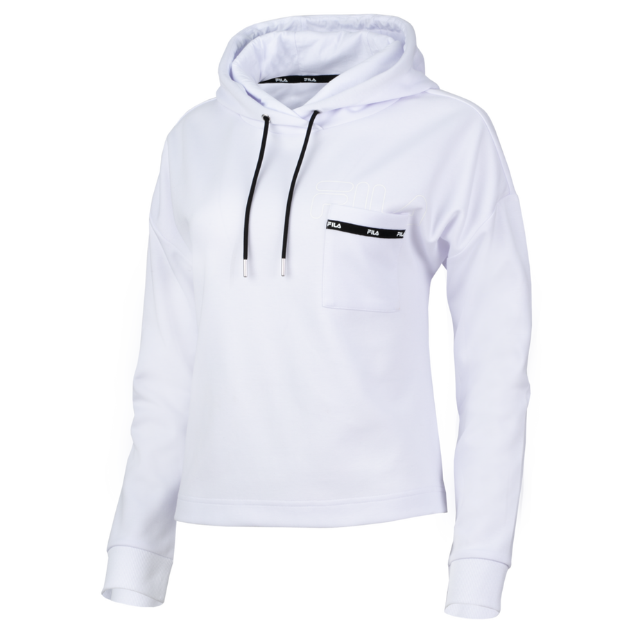 Sweat à capuche Senta blanc femme