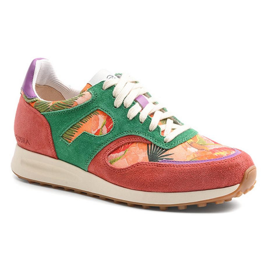 PANAFRICA Arusha Motif Floral Sneakers  
