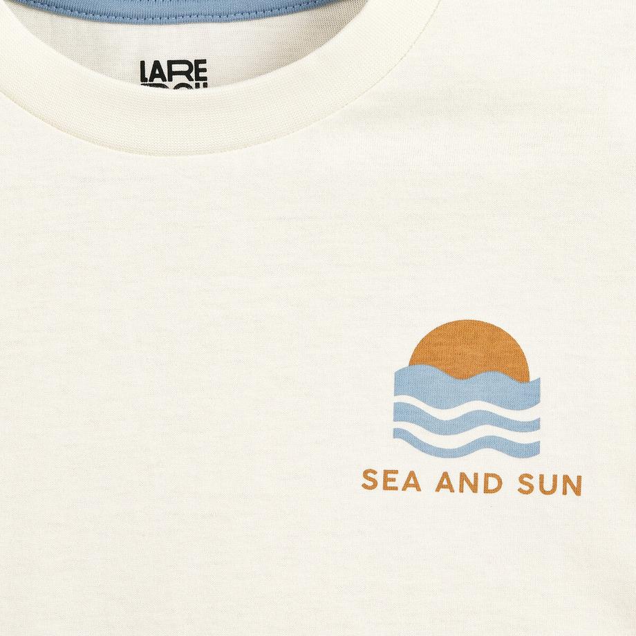 La Redoute Collections  5er-Pack T-Shirts mit Rundhals und Surfer-Motiven 