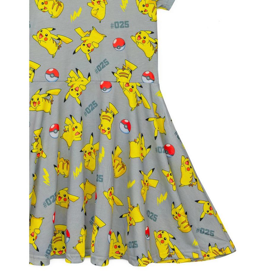 Pokémon  Kleid mit ausgestelltem Rock  kurzärmlig 