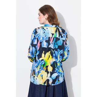 Ulla Popken Camicetta Regular Fit Fantasia Iris  
