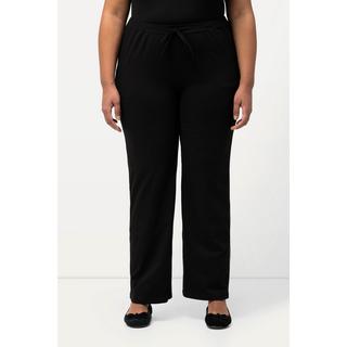 Ulla Popken  Pantalon en jersey avec jambes droites et poches, jusqu'à la taille 68/70 