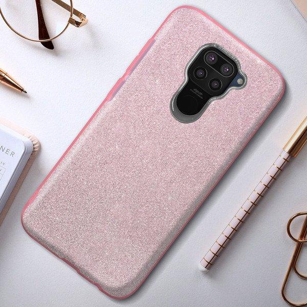 Avizar  Cover Xiaomi Redmi Note 9 glitterata 