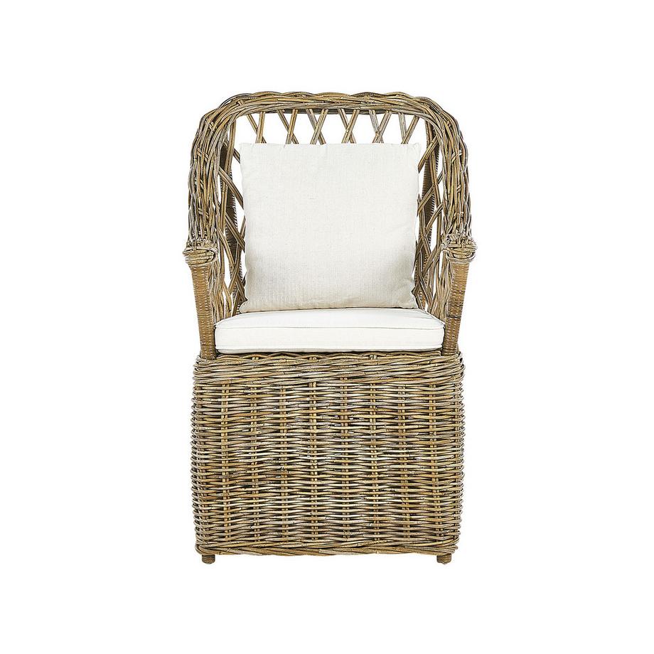 Beliani Set da pranzo per 6 persone en Cemento fibrorinforzato Industriale MAROS/OLBIA  