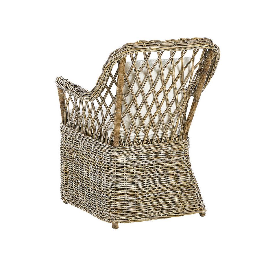 Beliani Set da pranzo per 6 persone en Cemento fibrorinforzato Industriale MAROS/OLBIA  