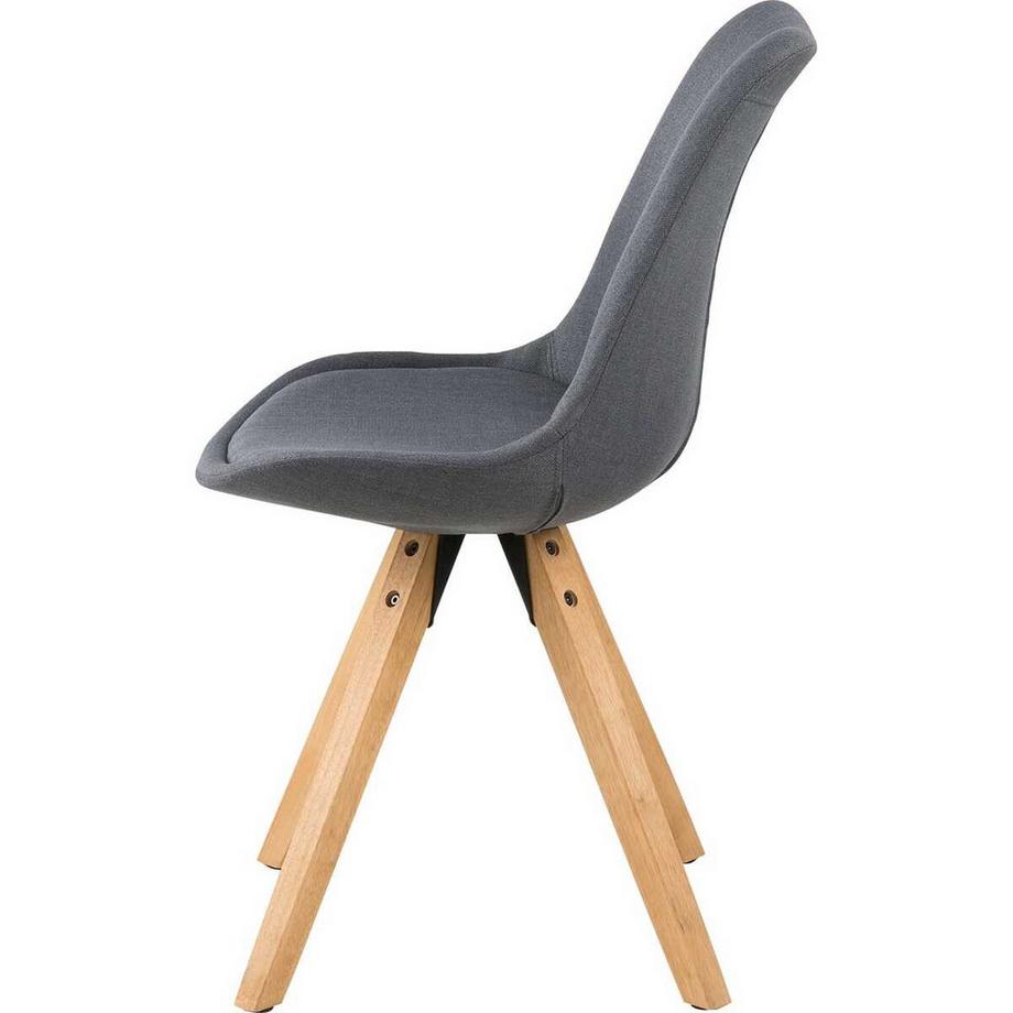 mutoni Sedia da pranzo Giada grigio (1 pezzo)  