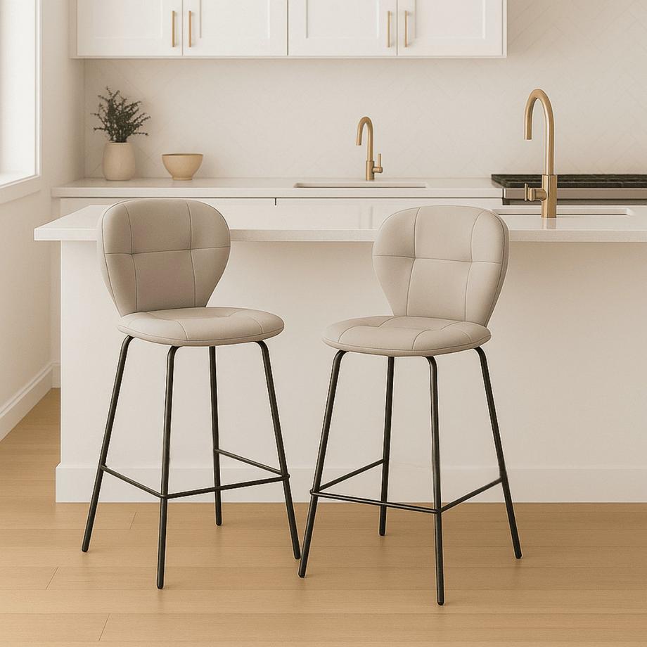 Calicosy Tabourets MAURA - Lot de 2  