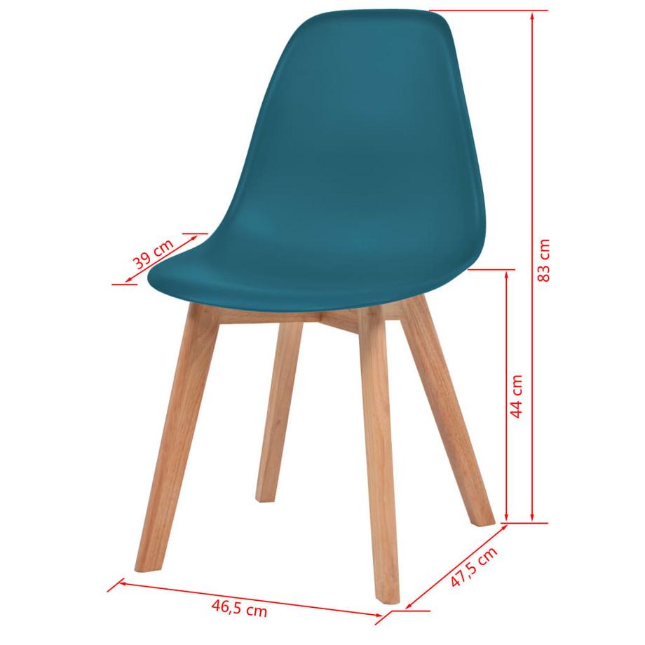 VidaXL Chaise de salle à manger plastique  