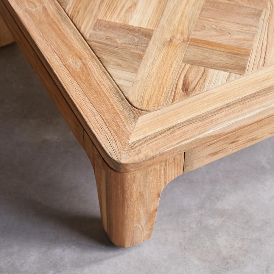 Tikamoon Couchtisch aus Teakholz 80 Ruth  