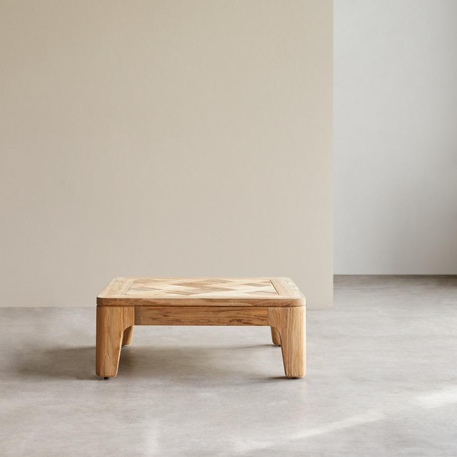 Tikamoon Couchtisch aus Teakholz 80 Ruth  