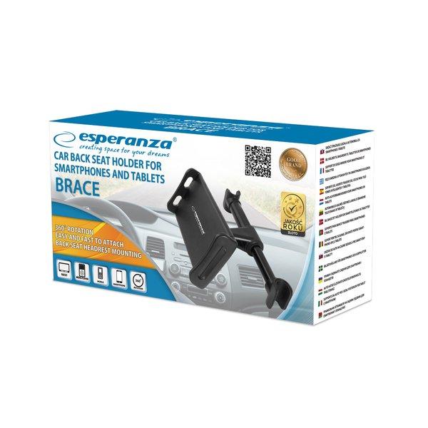 eStore  Esperanza - Mobile Halterung für die Kopfstütze des Autos - verstellbar 