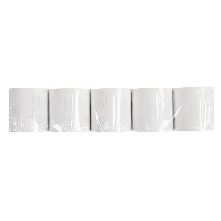 Exacompta Rotoli carta per cassa + carta di credito 57x60mm - 44m - 1 copia carta termica 55 gr - Senza fenolo - x 60  