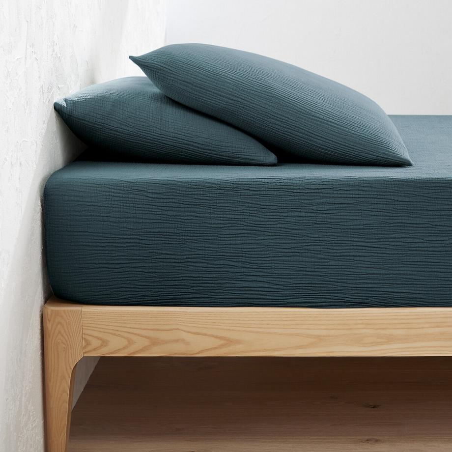 La Redoute Intérieurs Lenzuolo con angoli Kumla in mussola di cotone  