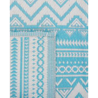 Beliani Outdoorteppich aus Polypropylen Retro NAGPUR  