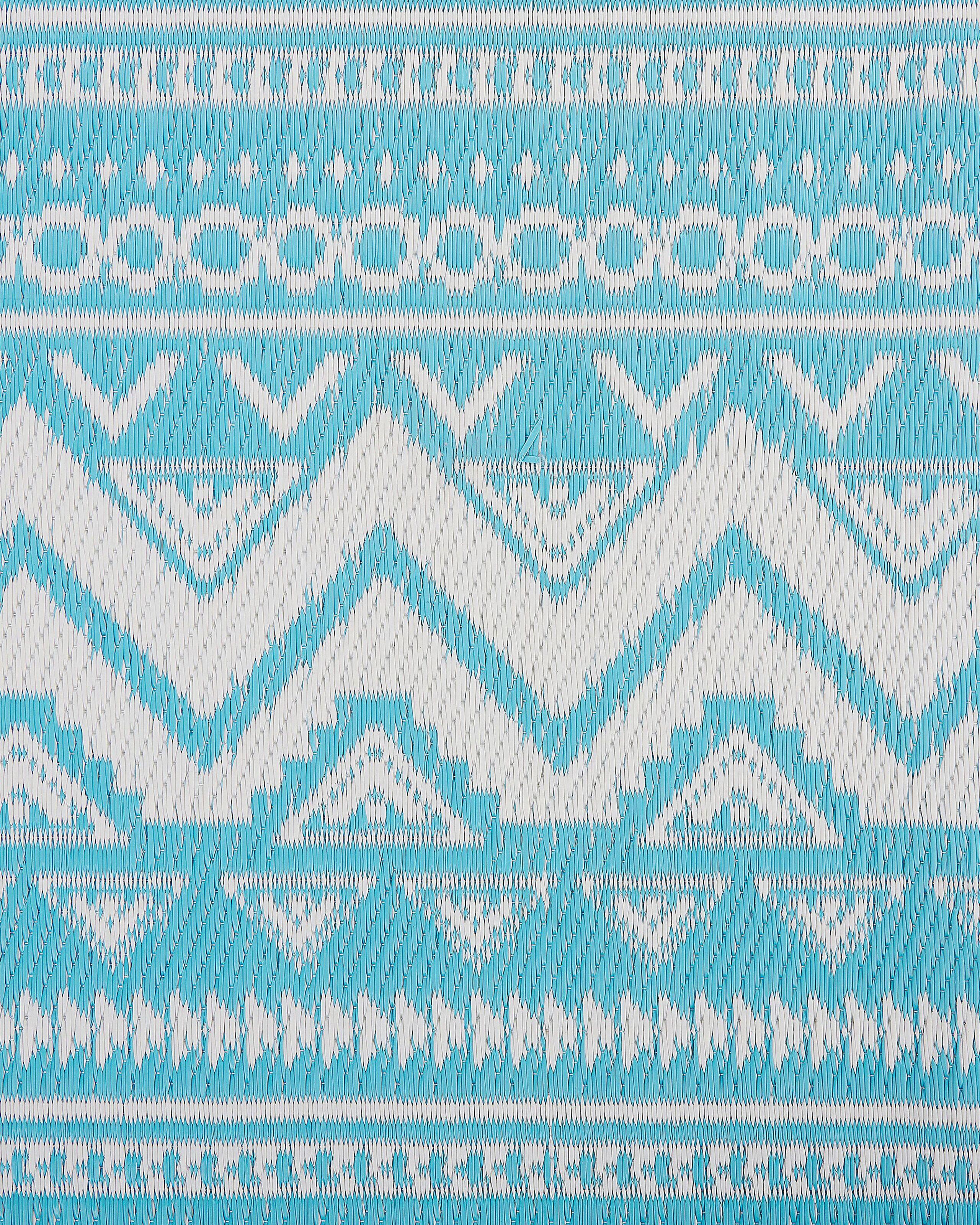 Beliani Outdoorteppich aus Polypropylen Retro NAGPUR  