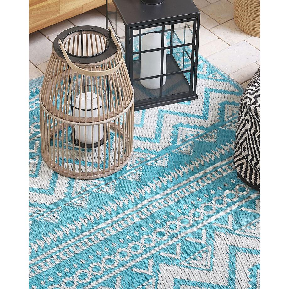 Beliani Tappeto per esterni en Polipropilene Retrò NAGPUR  