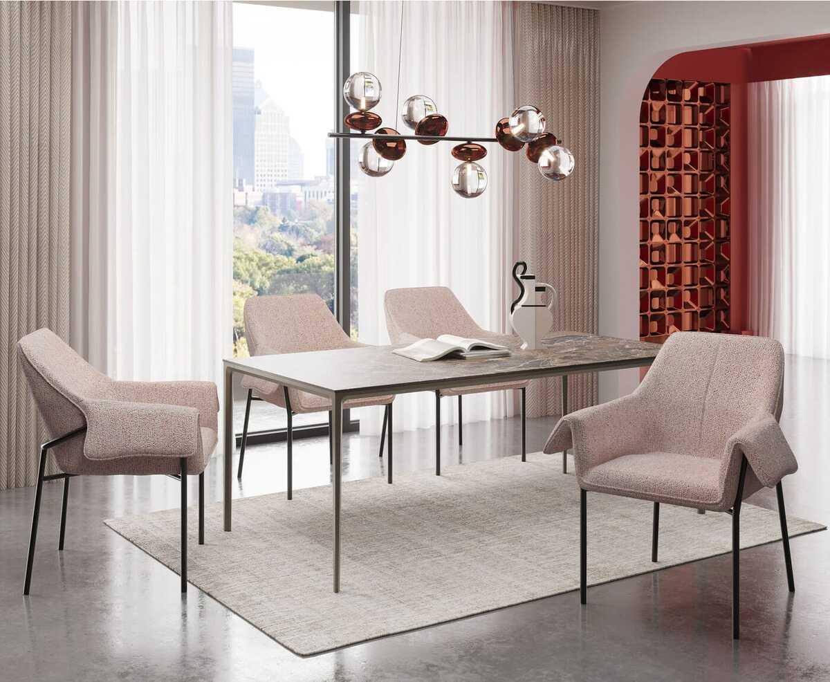 KARE Design Poltrona Bess Flitter beige  