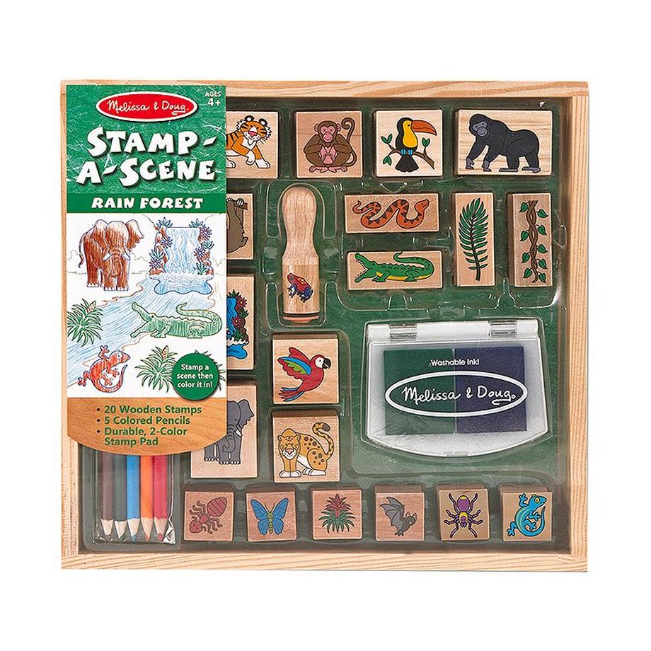 Melissa & Doug Stempelszenen Regenwald  