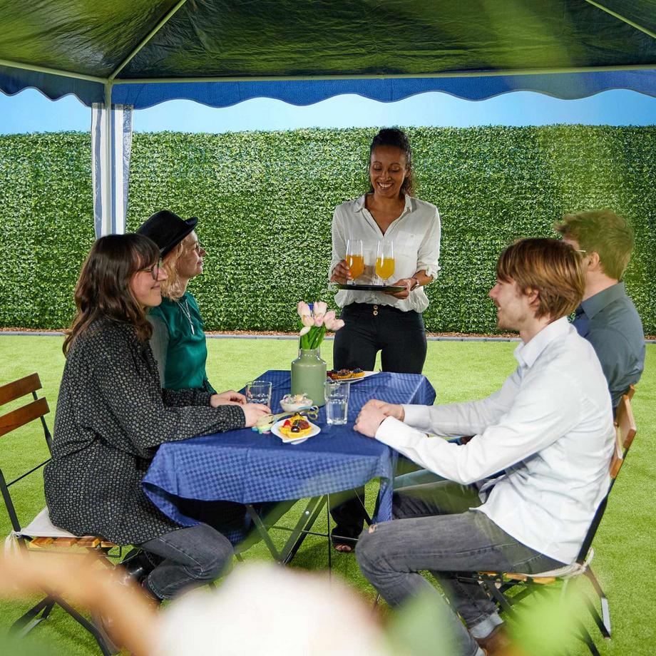 Northix Dunkelblauer Pavillon 3x4 m  