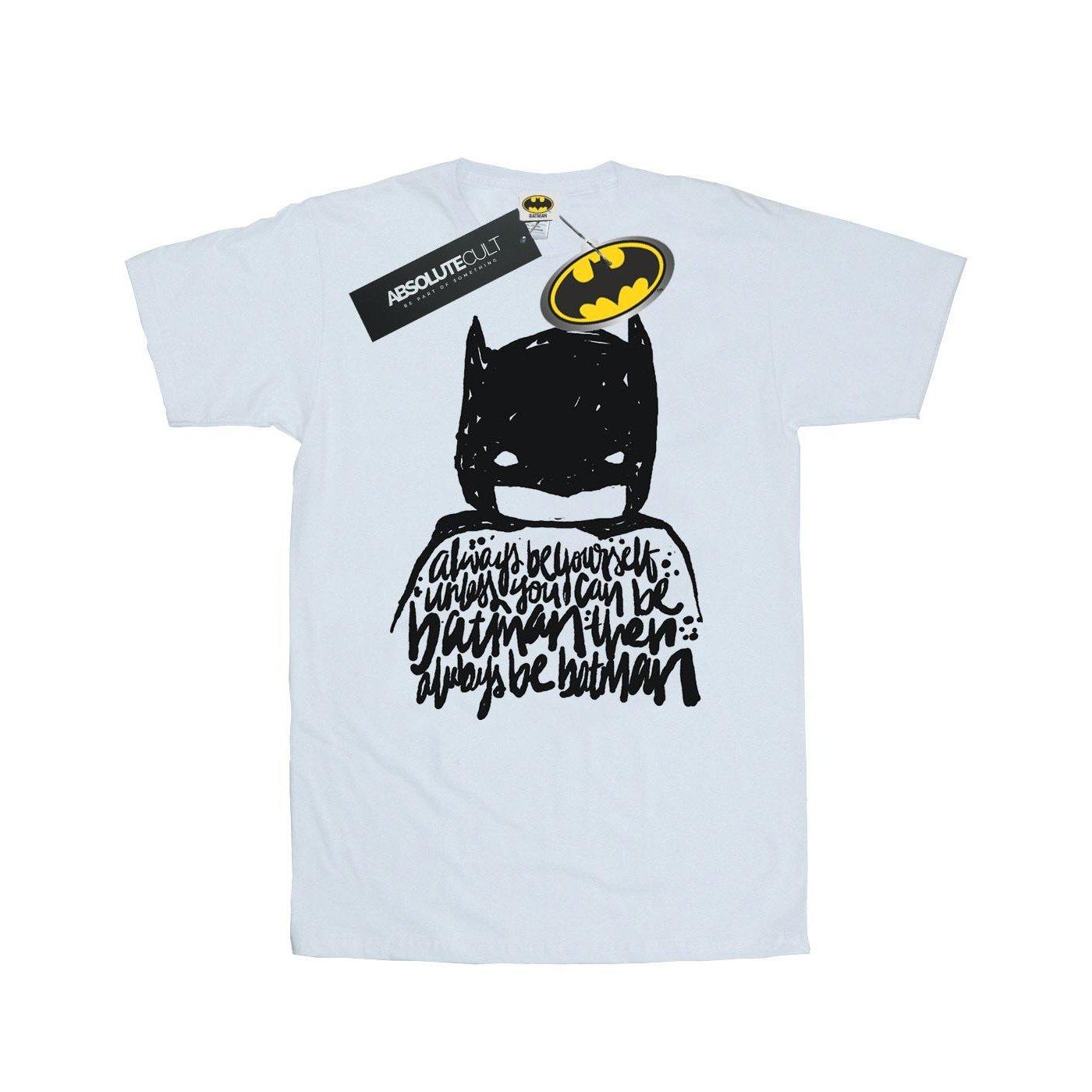 Image of Batman Always Be Yourself Tshirt Damen Weiss M