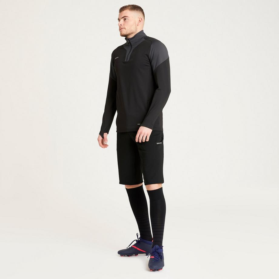 KIPSTA  Pantaloncini da calcio uomo al ginocchio poliestere 
