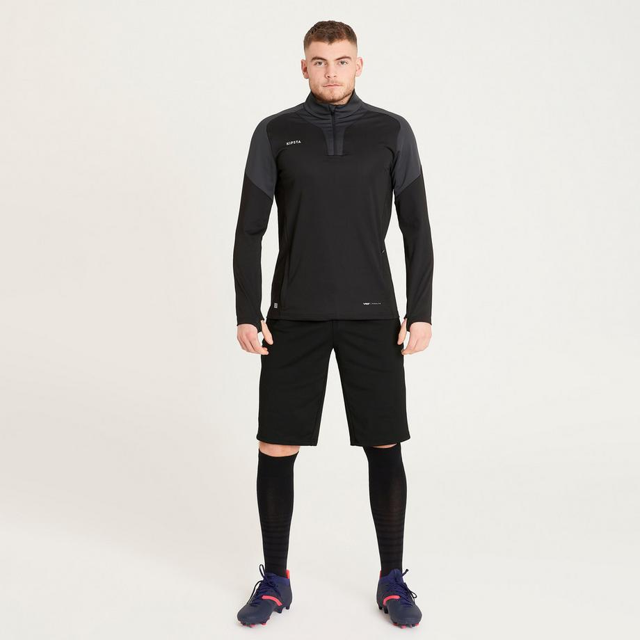 KIPSTA  Pantaloncini da calcio uomo al ginocchio poliestere 