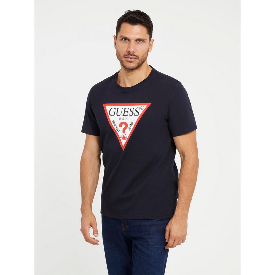 GUESS Original Logo Col Rond T-Shirt  