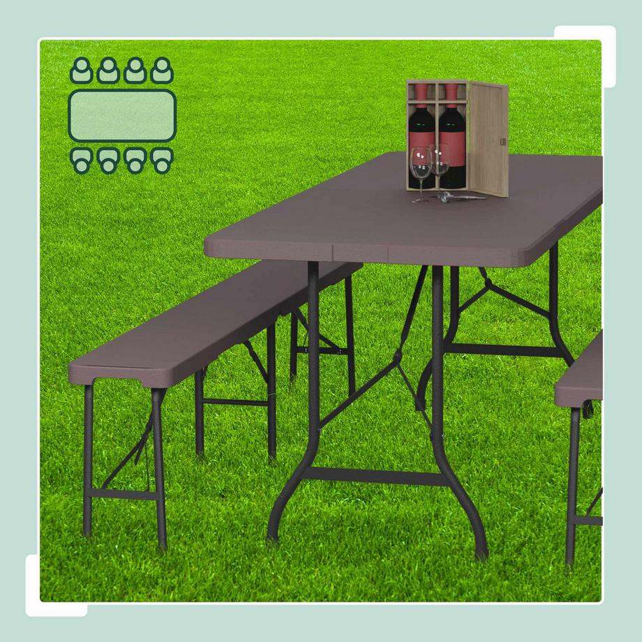 B2X Klappbarer Gartentisch  