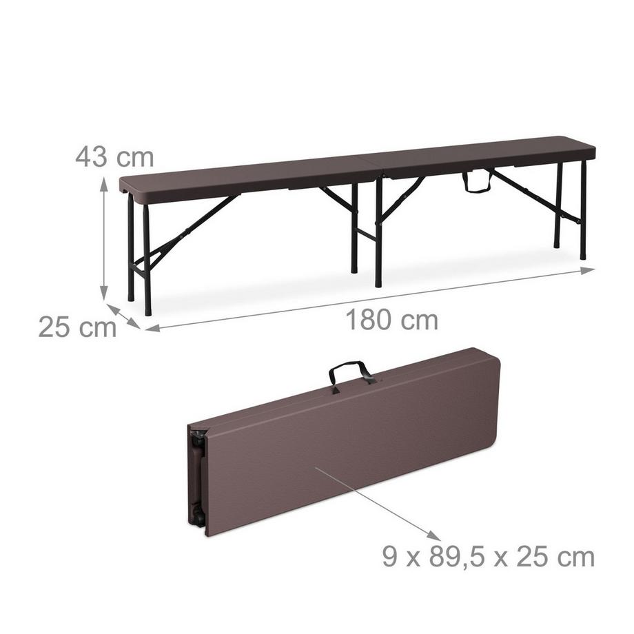 B2X Klappbarer Gartentisch  