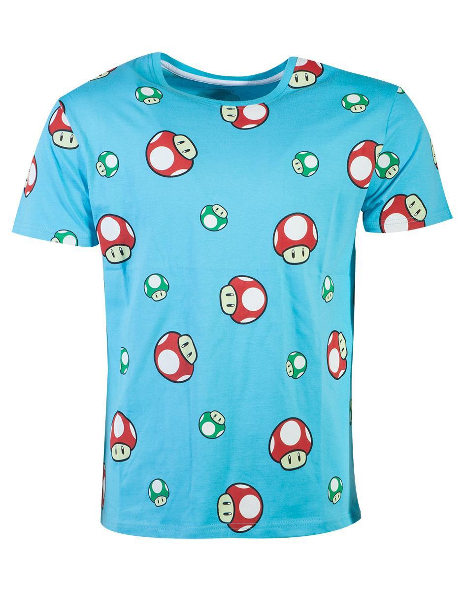 Image of T-shirt - Super Mario - One-up Herren M