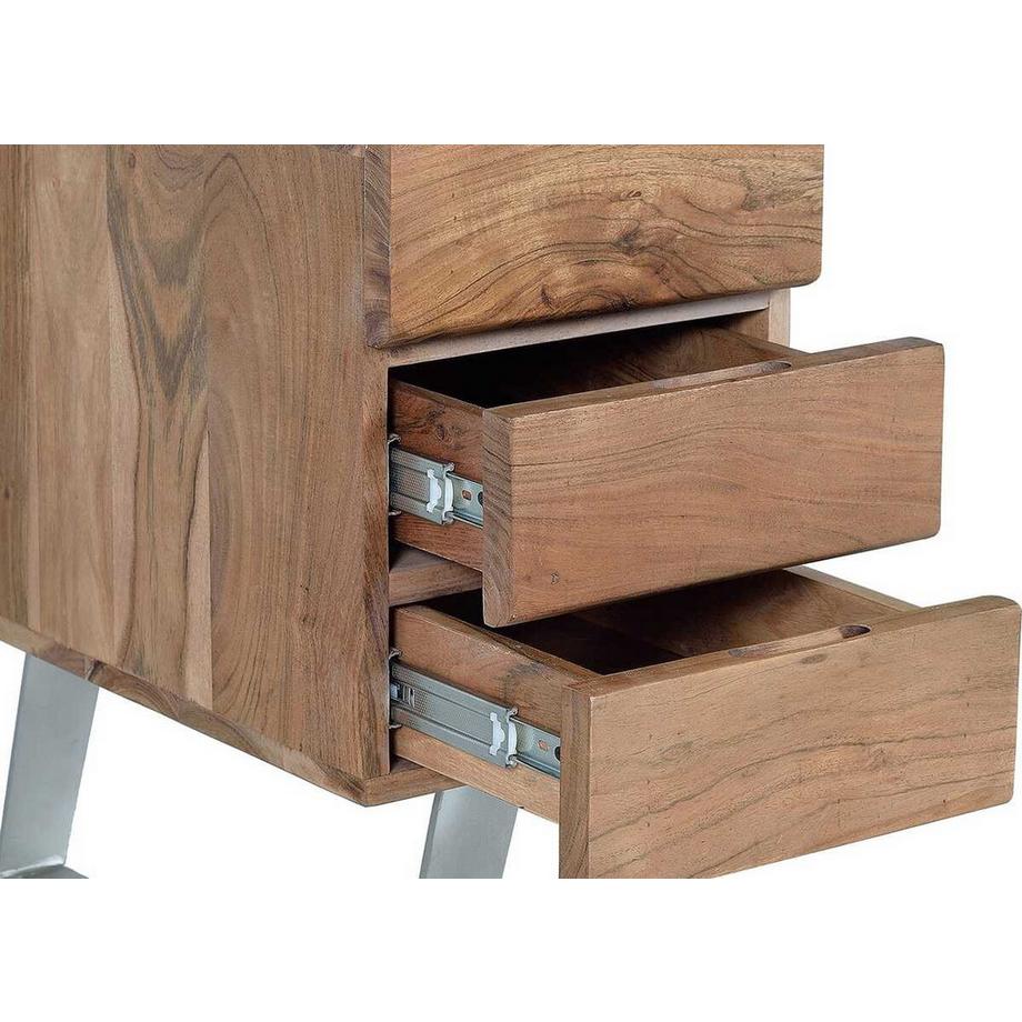 mutoni Scrivania in legno di acacia naturale 147  