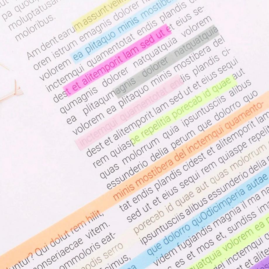 eStore 160x Strisce di marcatura in diversi colori - 160 pz  