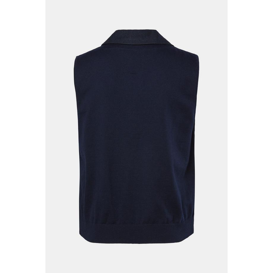 JP1880 FLEXNAMIC Gilet in Tweed con Retro in Maglia  