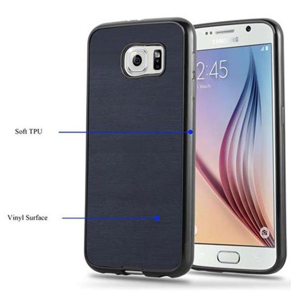 Cadorabo  Hülle für Samsung Galaxy S6 TPU Silikon Holz 