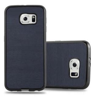 Cadorabo  Hülle für Samsung Galaxy S6 TPU Silikon Holz 