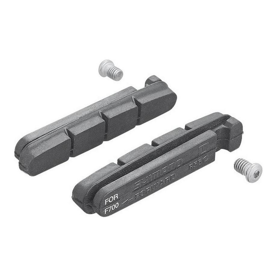 Bremsgummis R55C4 Paar, mit Befestigungsschrauben