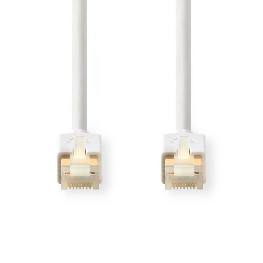 Nedis  Câble réseau CAT6 | RJ45 mâle | RJ45 mâle | S/FTP | 20.0 m | Rond | LSZH / PVC | Blanc | Boîte avec fenêtre 