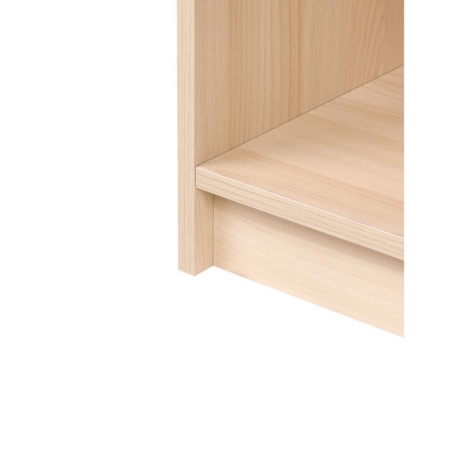 Beliani Bücherregal mit 3 Ebenen aus Faserplatte Minimalistisch ZEHNA  