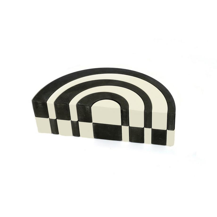 Bajo  Regenbogen schwarz/weiss klein, Bajo 