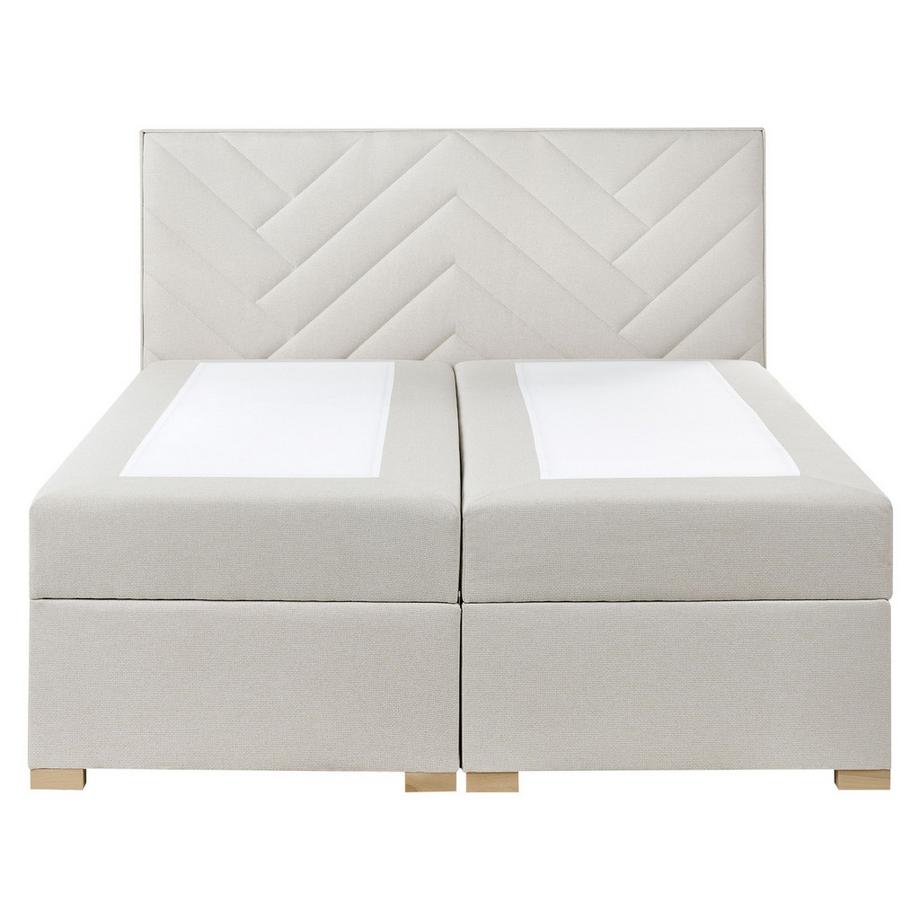 Beliani Divano letto con contenitore en Tessuto Moderno ESQUIRE  