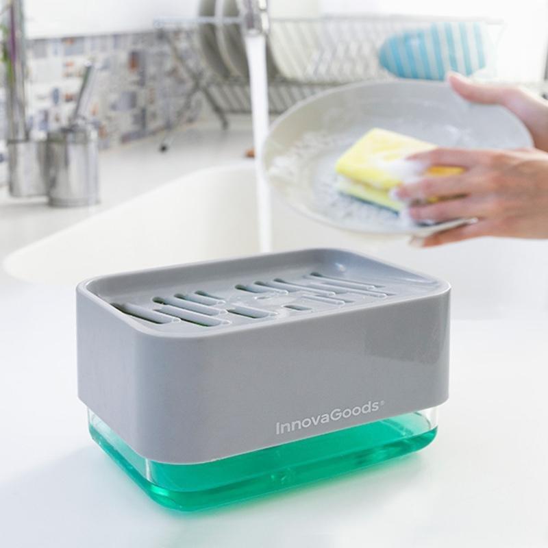 InnovaGoods Spülmittelspender für Küchenschwamm  