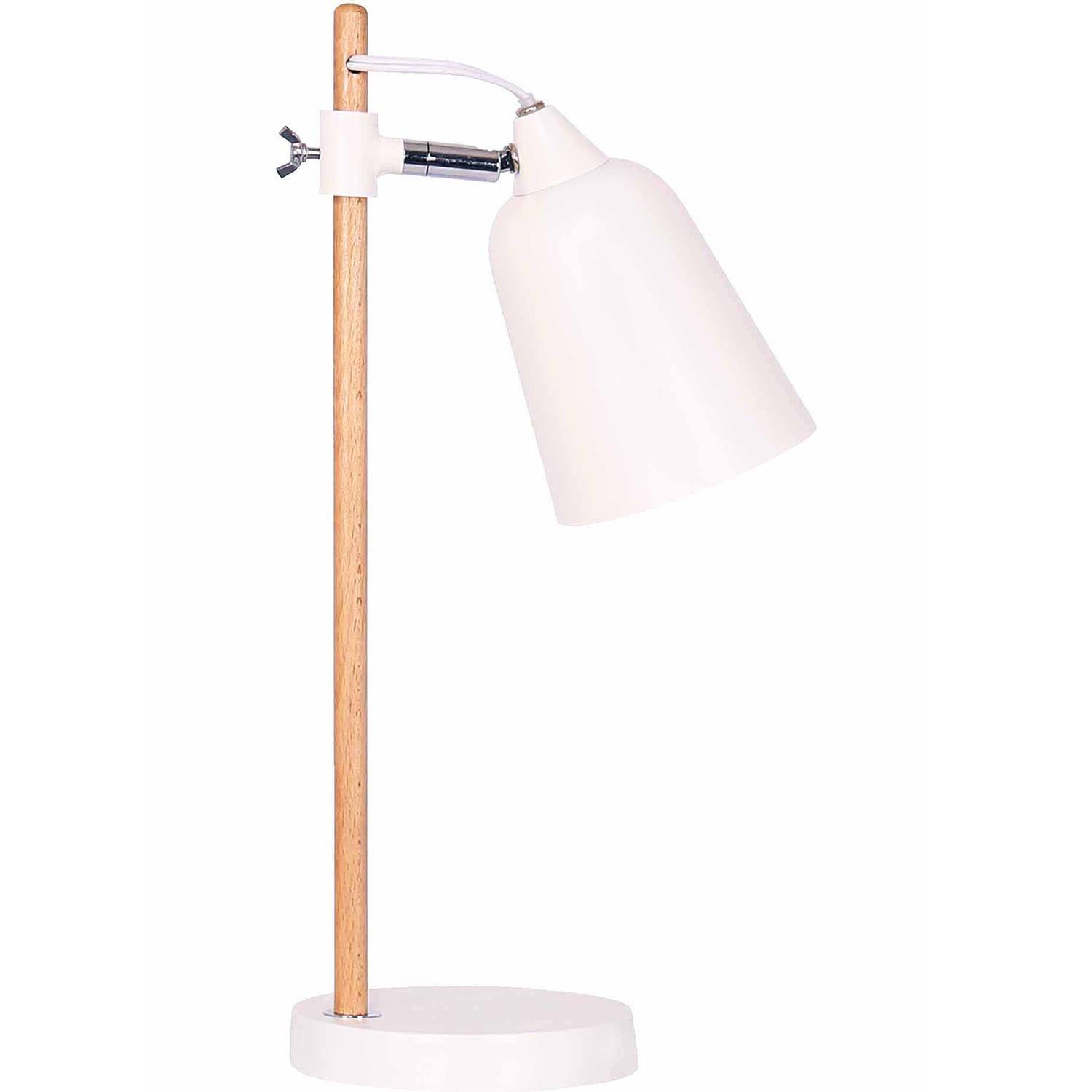 mutoni Lampe à poser métal blanc  