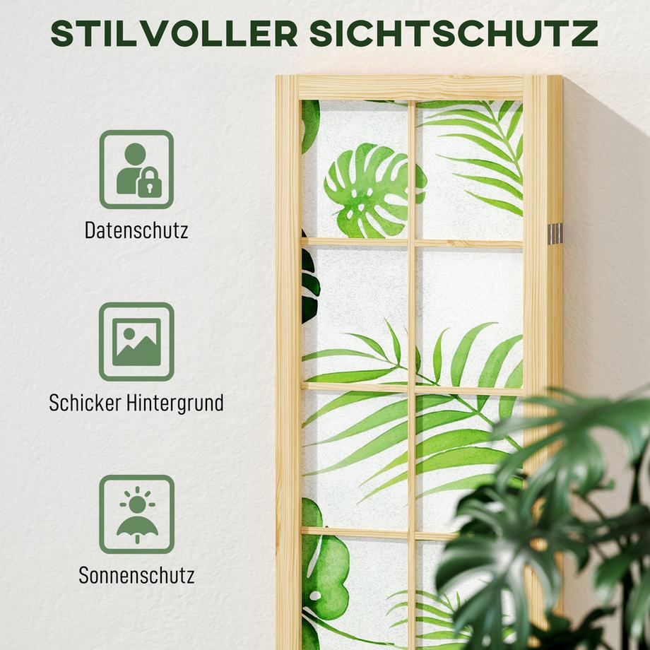 HOMCOM Écran pliant  